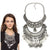 Silver Vintage Bohemian Big Choker Necklace