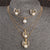 Elegant Simulated Pearl and Crystal Necklace & Earring Sets