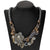 Believe Flower and Simulated Pearl Necklace