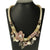 Believe Flower and Simulated Pearl Necklace