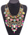 Indian Ethnic Large Collar Crystal Choker Necklace