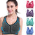 Women Plus Size Front Zipper Bra