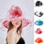 Wide Brim Straw Kentucky Derby Church Hats