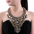 Crystal, Glass and Rhinestone Choker Pendant Necklace