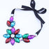 Big Crystal Flower Necklace & Pendant
