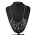 Punk Hollow Geometric Branch Pendant & Necklace