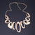 Steam Punk Metal Irregular Scrub Necklace