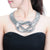 Chunky Metal Figure 8 Choker Necklace