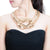 Chunky Metal Figure 8 Choker Necklace