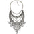 Silver Vintage Bohemian Big Choker Necklace