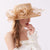 Summer Organza Flower Church Visors Hat