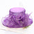 Summer Organza Flower Church Visors Hat