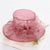 Summer Organza Flower Church Visors Hat