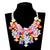 Bohemia Maxi Flower Petals Choker Necklace