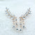 Rhinestone Angel Wing Stud Earrings