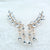 Rhinestone Angel Wing Stud Earrings
