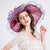 Flower Pearl Wide Brim Hat