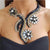 Luxury Big Rhinestone Vintage Crystal Flower Necklace