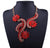 Luxury Big Rhinestone Vintage Crystal Flower Necklace
