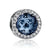 925 Sterling Silver 10 Colors Crystal Radiant Hearts Charms