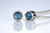 925 Sterling Silver 10 Colors Crystal Radiant Hearts Charms