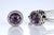 925 Sterling Silver 10 Colors Crystal Radiant Hearts Charms