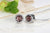 925 Sterling Silver 10 Colors Crystal Radiant Hearts Charms