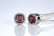 925 Sterling Silver 10 Colors Crystal Radiant Hearts Charms