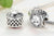 925 Sterling Silver 10 Colors Crystal Radiant Hearts Charms