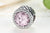 925 Sterling Silver 10 Colors Crystal Radiant Hearts Charms