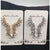 Rhinestone Angel Wing Stud Earrings
