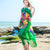 Plus Size Geometrical Design Chiffon Scarves