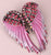Crystal Angel Wings Brooch Pin and Pendant