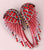 Crystal Angel Wings Brooch Pin and Pendant