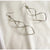 Fashion Double Long Wave Loop Earrings