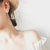 Fashion Double Long Wave Loop Earrings