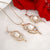 Elegant Simulated Pearl and Crystal Necklace & Earring Sets