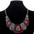Enamel Geometric Pendant & Necklace