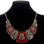 Enamel Geometric Pendant & Necklace