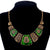 Enamel Geometric Pendant & Necklace