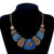 Enamel Geometric Pendant & Necklace