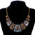 Enamel Geometric Pendant & Necklace
