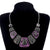 Enamel Geometric Pendant & Necklace