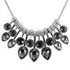 Crystal Pendants and Chain Collar Necklace