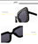 Big Frame Oversized Square Sunglasses