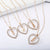 Initial Letter Rhinestone Love Heart Necklaces