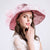 Embroidery Bird's Nest Wide Brim Hat