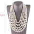 Long Imitate White Pearl Beads Necklace