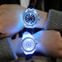 LED Luminous Personality 7 Color Light Wrist Watch
