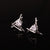 Triangle Zircon Stud Earrings